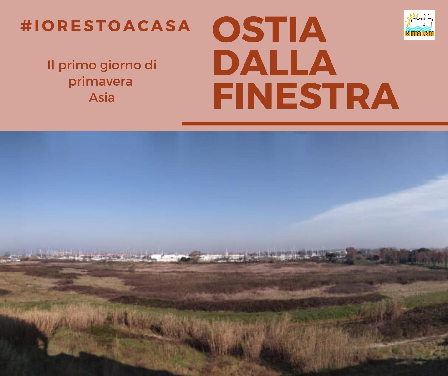 Ostia dalla finestra: mese di marzo